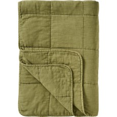 Quilt / Vattæppe herbal grøn - Ib Laursen 130x180