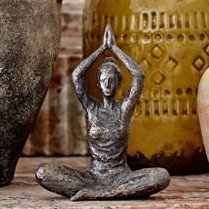Yoga figur "Miiral" antik guldfinish - Bloomingville