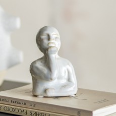 Figur "Knox" natur & råhvid - Bloomingville H: 10 cm