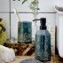 Sæbedispenser & tandkrus grøn m/ mønster "Cheran" - Bloomingville