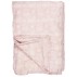 Bomulds Quilt / Vattæppe "Aya" rosa m/ mønster - Ib Laursen 130x170