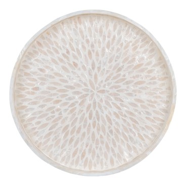 Bakke af bambus & capiz beige - House Nordic L: 40
