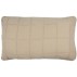 Pudebetræk t/gavlpude sand, forside quiltet, bagside m/bindebånd - Ib Laursen - 50x90