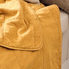 Quilt / sengetæppe gult - Ib Laursen 240X240