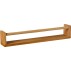 Hylde m/forkant + vendbar til hylde m/tværstang - Ib Laursen - L: 60 cm