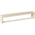 Hylde m/forkant + vendbar til hylde m/tværstang - Ib Laursen - L: 60 cm