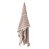Plaid "Monta" m/ rosa striber - Bloomingville 130x160