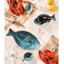 Skål Ocean Blue mellem fiskeformet - Ib Laursen - L: 20 cm