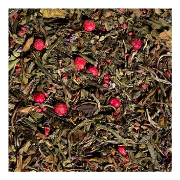 Springtime grøn/hvid te m/ bær og blomster - Te & kaffe specialisten - 100 g