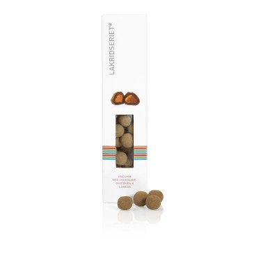 Vingummi "Hamburg" m/ chokolade & lakridspulver - Lakridseriet 110 g