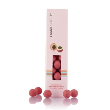Lakrids "Tokyo" m/ chokolade & hindbærpulver - Lakridseriet 110 g