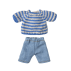 Strikket sweater og bukser t/ storebror mus - Maileg