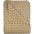 Quilt / Vattæppe "Ethnic" beige m/ brunt mønster - Au Maison 140x220