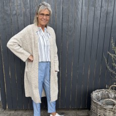 Cardigan lang "GelaSZ" beige - Saint Tropez