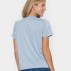 T-shirt "HagaSZ" lys blå m/ glimmer - Saint Tropez