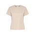T-shirt "HagaSZ" lys sand m/ glimmer - Saint Tropez