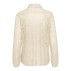 Skjorte "JewelSZ" sand m/ blonde mønster og glimmer - Saint Tropez