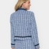 Blazer / jakke "JacquelineSZ" blå m/ mønster - Saint Tropez