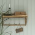 Hylde rattan m/ 3 knager - Ib Laursen - L: 50cm