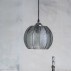 Pendel / lampe "Adar" grå glas - Bloomingville Ø: 22