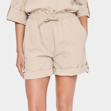 Shorts  "ZalindaSZ" beige / sand - Saint Tropez