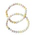 Armbånd - Friihof + Siig - m/ rosa og pastel farvede perler