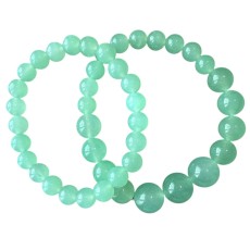 Armbånd - Friihof + Siig - m/ pastel grøn perler