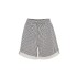 Shorts  "ZalindaSZ" råhvid m/ mørkeblå striber - Saint Tropez