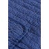 Quilt / Vattæppe mørkeblå m/ korssting - Ib Laursen 130x180