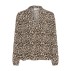 Bluse "EdaSZ" leopard mønster - Saint Tropez