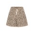 Shorts  "KirbySZ" m/ leopard mønster og blondekant - Saint Tropez