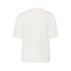 Bluse / T-shirt "KonstansiaSZ" hvid m/ hul mønster - Saint Tropez