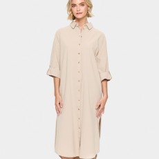 Skjortekjole "ZalindaSZ" beige/sand - Saint Tropez