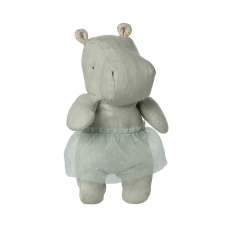 Flodhest m/ tylskørt "Safari Friends" mint - Maileg H: 23