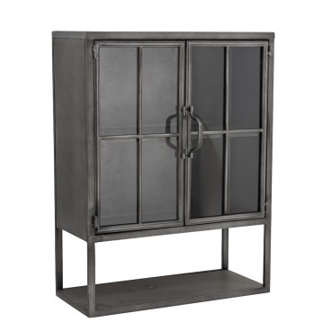 Skab "Sindre" sort metal m/ låger hylde - Bloomingville H: 61
