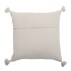 Pude "Pico" m/ broderede blomster - Bloomingville 50x50