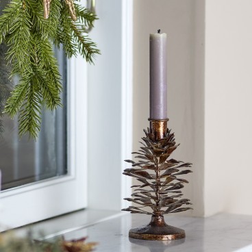 Stage kogle t/ kronelys "Mirabel" messingfinish - Bloomingville H: 15,5 cm