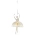 Papirklip t/ ophæng ballerina hvid - Ib Laursen H: 14
