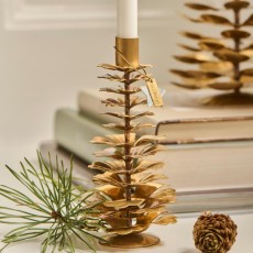 Stage kogle t/ kertelys messing "Gloria - Ib Laursen H: 13,5 cm