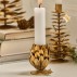 Stage kogle t/ kronelys messing "Gloria" - Ib Laursen H: 6 cm