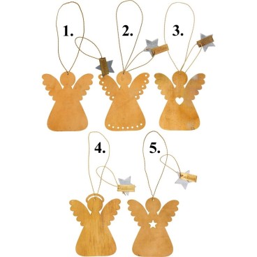 Engel t/ ophæng messing "Gloria" - Ib Laursen - vælg ml. 5 forsk.