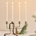 Stage t/ 4 kertelys "Stylish Christmas" messingfinish - Ib Laursen H: 21