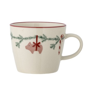 Krus "Yule" m/ julemotiver - Bloomingville