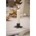 Stage stjerne t/ kronelys zinkfinish - Ib Laursen Ø: 6,5 cm