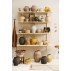 Skjuler lys sand "Athen" m/ rillet kant - Ib Laursen H:12