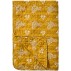Quilt / vattæppe mustard m/ paisleymønster - Ib Laursen 130x180