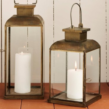 Lanterne David m/ hulmønster i top - Ib Laursen H: 29,5