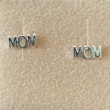 Øreringe / ørestikker - Friihof + Siig - sølvbelagt "Mom"