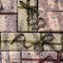 Gavepapir grøn m/ hvidt paisley mønster - Ib Laursen 5 mtr.