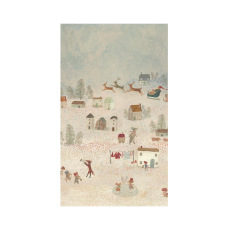 Gavepapir "Santa is coming" - Maileg 10 mtr.